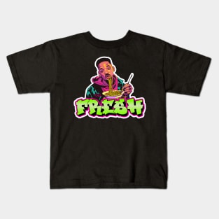 Will Smith Spaghetti AI Meme Fresh Kids T-Shirt